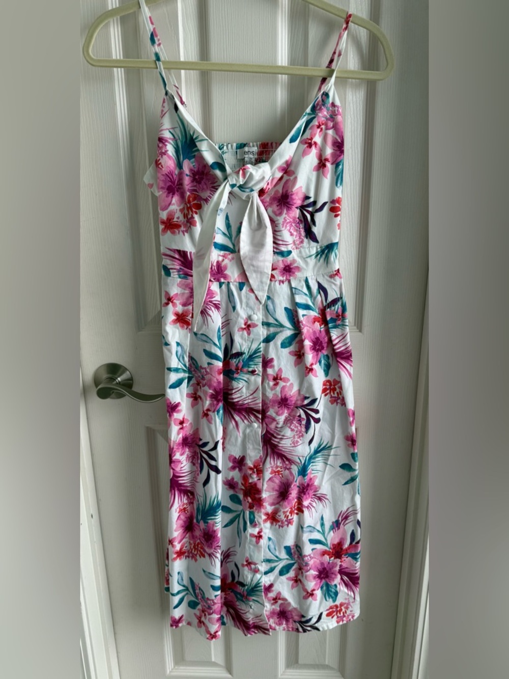 Kensie dress, floral, spaghetti straps